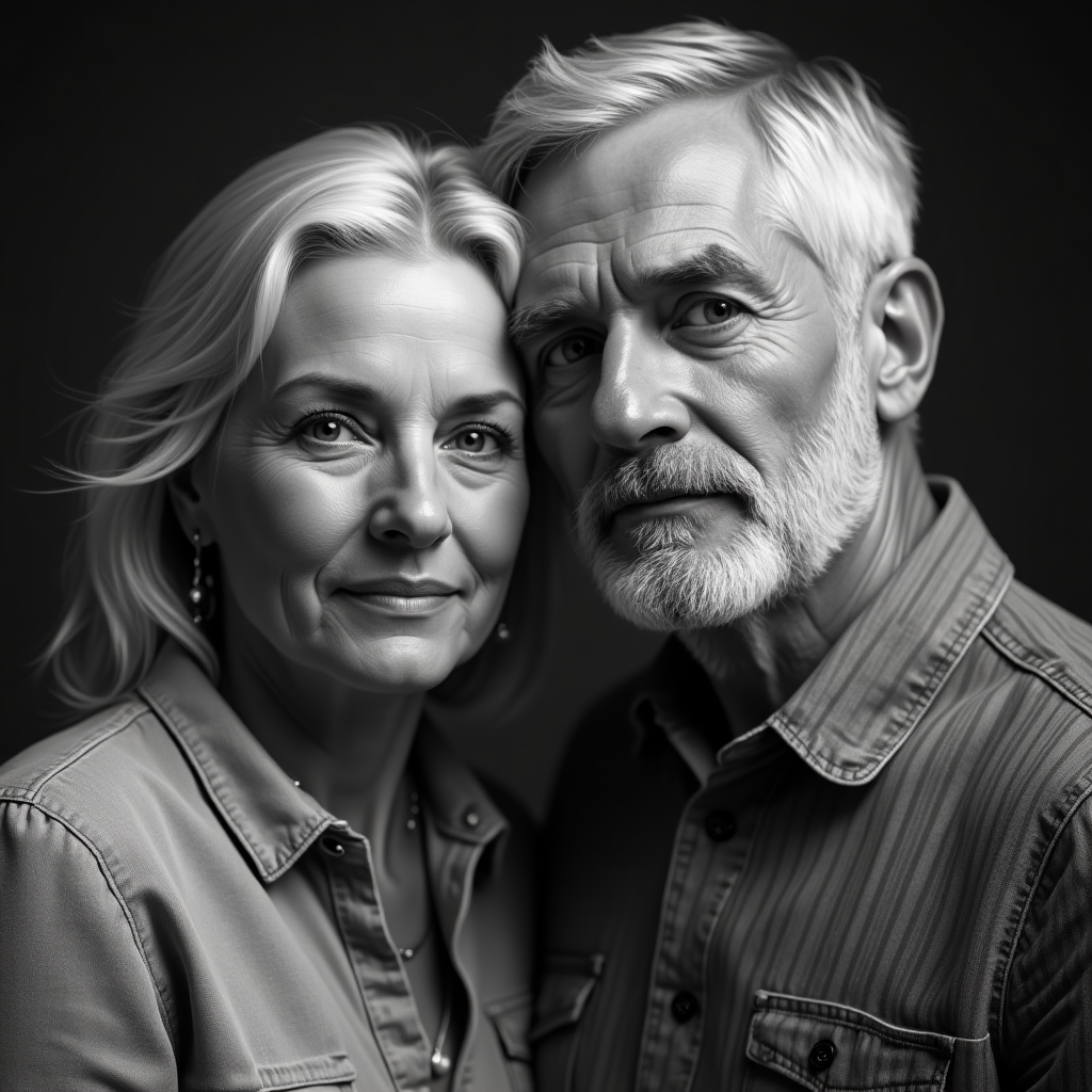 _ABSTRACT_image_of_a_middle-aged_couple_black_and_white_08213ee1-3898-46de-8758-bfb0461af4c2 - SeniorLoveHub Senior Couple Close up