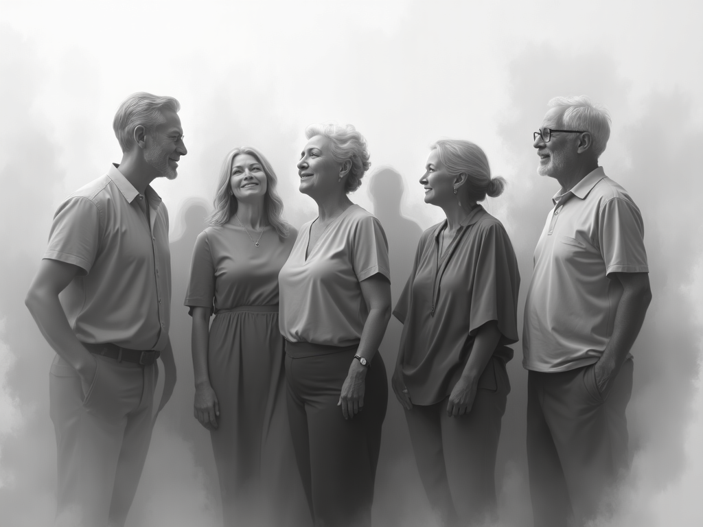 _abstract_image_of_people_over_50s_greyscale_123439d6-297a-494d-9724-84ccd63e8ddc - SeniorLoveHub Group of Over 50 seniors