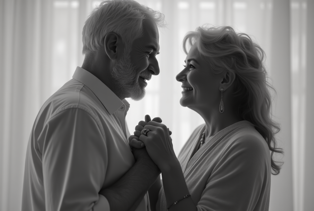 senior_couple_over_50_holding_hands - SeniorLoveHub senior couple close up holding hands