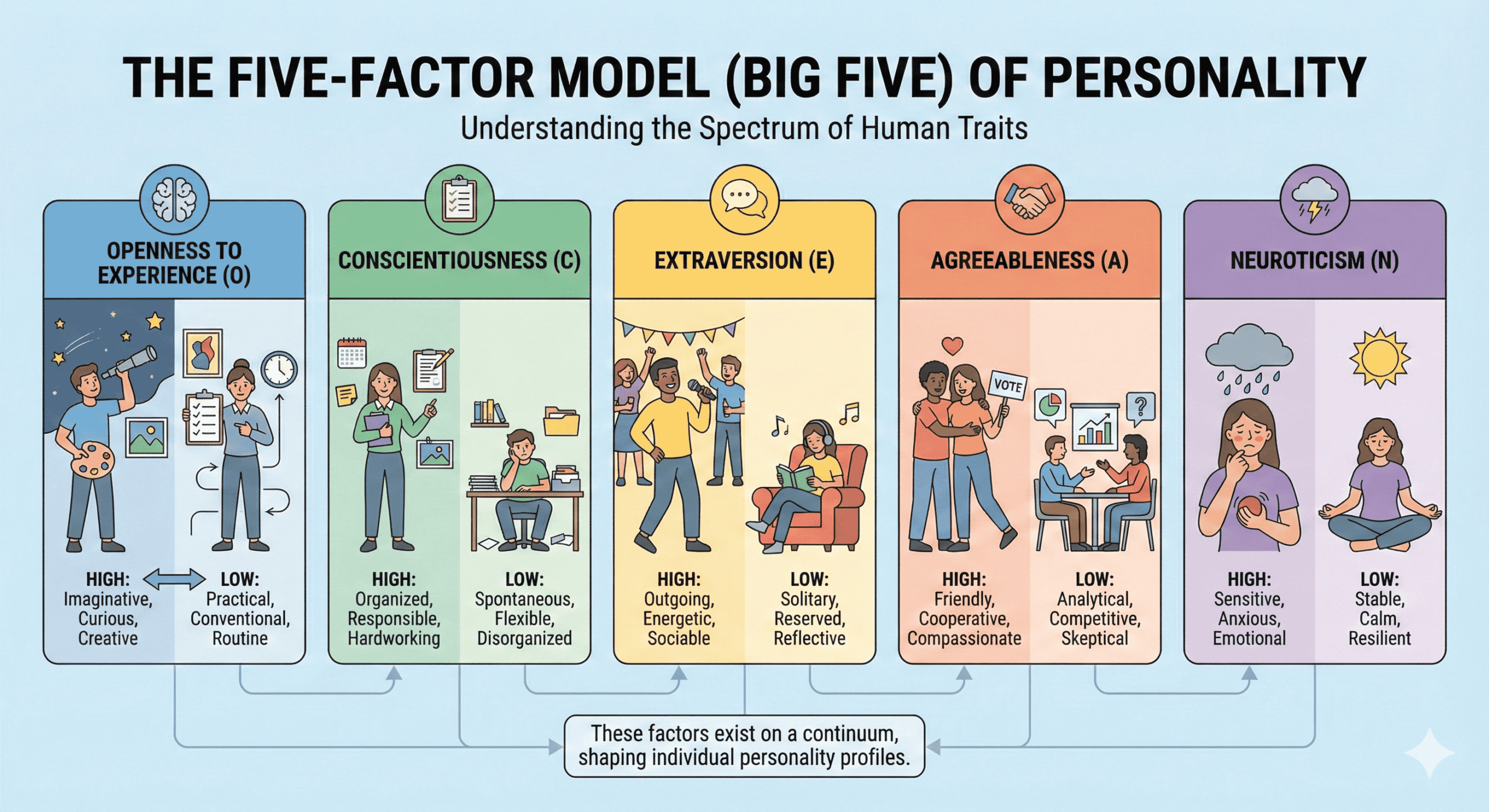 The five factor model (big five) of personality elitesingles